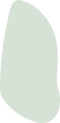 Freeform Shape Minimal Abstract Ornament