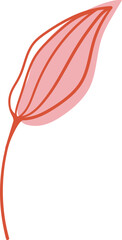 Leaf Minimal Shape Abstract Minimalist
