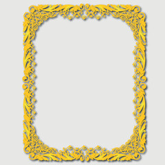 Frame, in the style of an ornament, Vector illustration eps 10, Art.