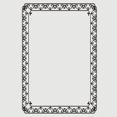 Frame, in the style of an ornament, Vector illustration eps 10, Art.