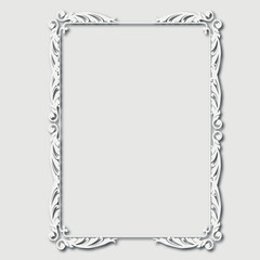 Frame, in the style of an ornament, Vector illustration eps 10, Art.