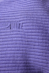 Knitted fabric lilac with lowered knots