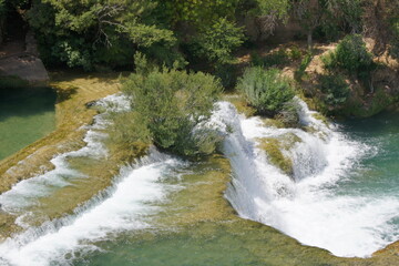 Waterfall in Krka National Park - Croatia