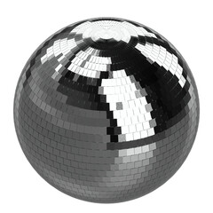 3D rendering illustration of a disco mirror ball