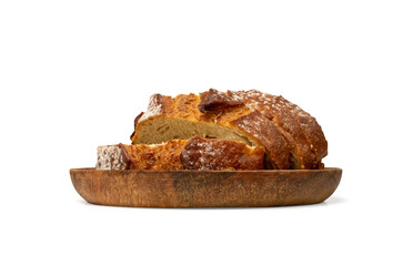 Homemade Sliced Bread Isolated