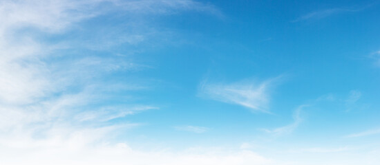 Summer blue sky cloud gradient light white background. Beauty clear cloudy in sunshine calm bright...