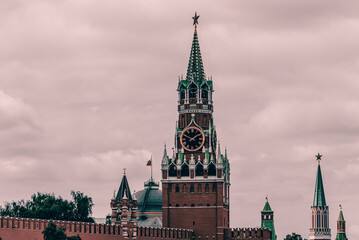 The cityscape (streetscape, townscape) of Moscow and Red Square