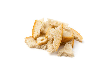 Supermarket Bread Loaf Pieces, White Dliced Bread