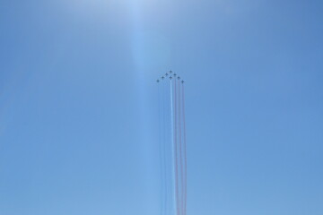 Obraz premium airplane in the sky