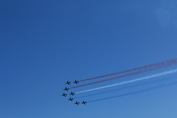 airplane in flight