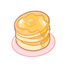 pancakes with butter