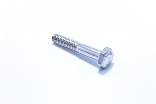 SAE 1/4 inch 20 TPI stainless steel hex bolt standard tripod thread.