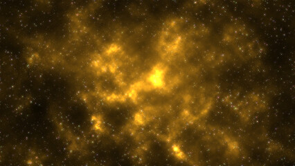 Outer space background with shining stars and realistic nebula. Infinite universe, magic color galaxy. Colorful starfield