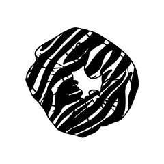 Zebra Print Scrunchies