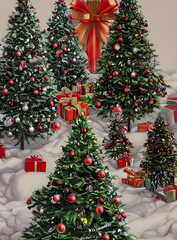 natal dezembro celebração, prendas