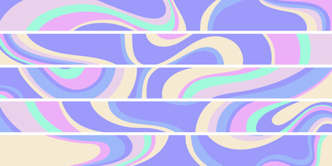 Psychedelic y2k background 2000. Vector illustration in retro aesthetic 1990 style.