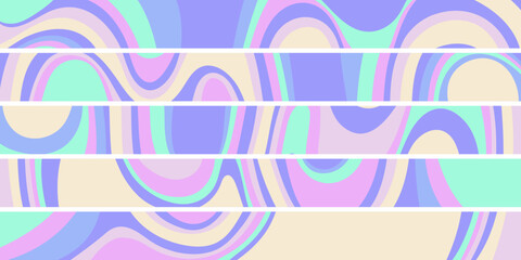 Psychedelic y2k background 2000. Vector illustration in retro aesthetic 1990 style.