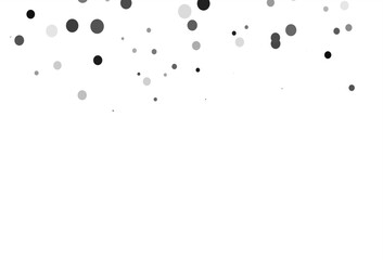 Light Silver, Gray vector template with circles.