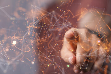 Global digital connections with technology