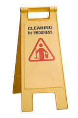 The warning signs cleaning png file.