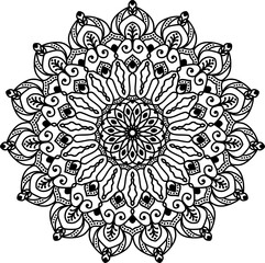 mandala islamic ornament
