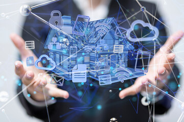 Smart home and future concept