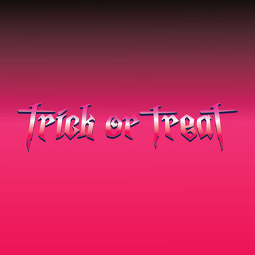 Halloween Fright Night Party Text Banner. Text isolated. Halloween. Vector illustration.