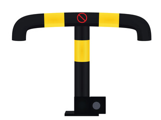 No parking lock. vector illustration