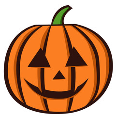 Halloween pumpkin element vector illustration perfect for graphic resourches