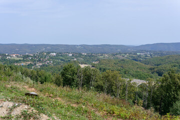 Igneada national park road and view. Igneada district Kirklareli city. Turkey.