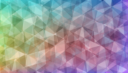 Geometric bright abstract background. Crumpled paper. Background design for magazine, book, banner. Vector.