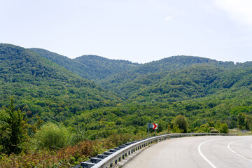 Igneada national park road and view. Igneada district Kirklareli city. Turkey.