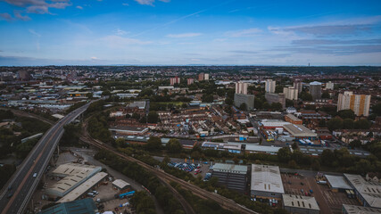 aerial view of Bristol, United Kingdom