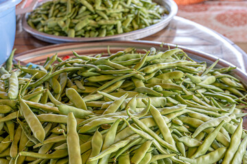 Green beans for winter preparations, Green Beans Background
