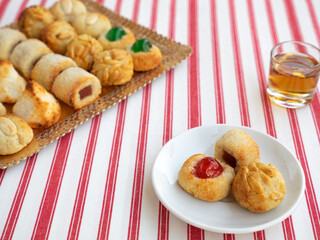 Panellets, A Typical Pastry Of Catalonia, Spain, In All Saints Holiday.