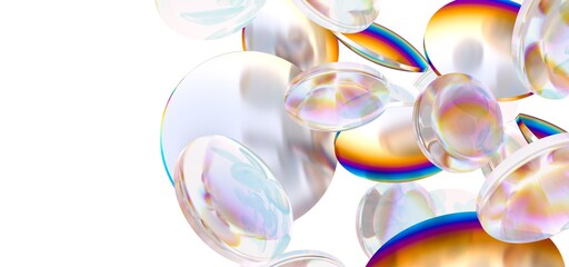 Modern Trendy Hyaluronic Acid Molecules Vitamin