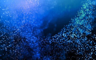 blue under water background