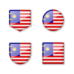 Flags of Malaysia - glossy collection.