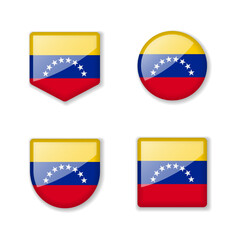 Flags of Venezuela - glossy collection.
