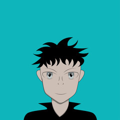 portrait of a cool boy