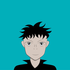 portrait of a cool boy