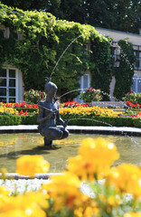 Brunnen im Park von Schloss Mirabell, Salzburg, Österreich