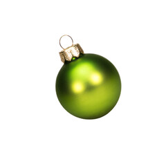 green christmas ball