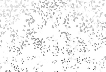 Light silver, gray vector backdrop with abstract shapes.