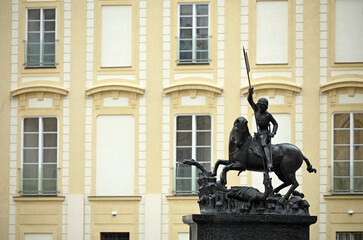 Statue of Saint George in the Prague Castle
