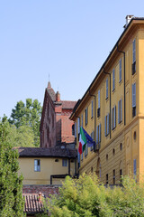 Fototapeta premium EDIFICI STORICI DI MORIMONDO, ITALIA, HISTORICAL BUILDING IN ORIMONDO, ITALY 