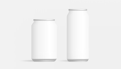 Realistic Matte Beer Cold Drink Can Product Branding Mockup Packaging Showcase Template
