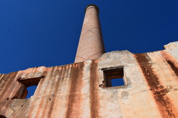 Ruinas, casa, edificio,