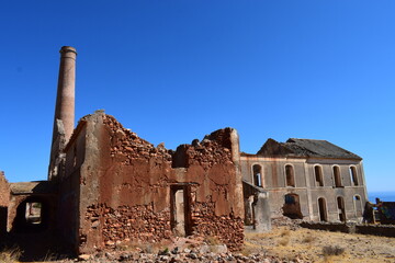 Ruinas, casa, edificio,