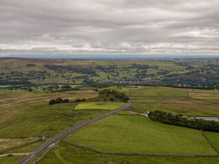 Fototapeta na wymiar Nidderdale landscape, Bewerley, North Yorkshire, England